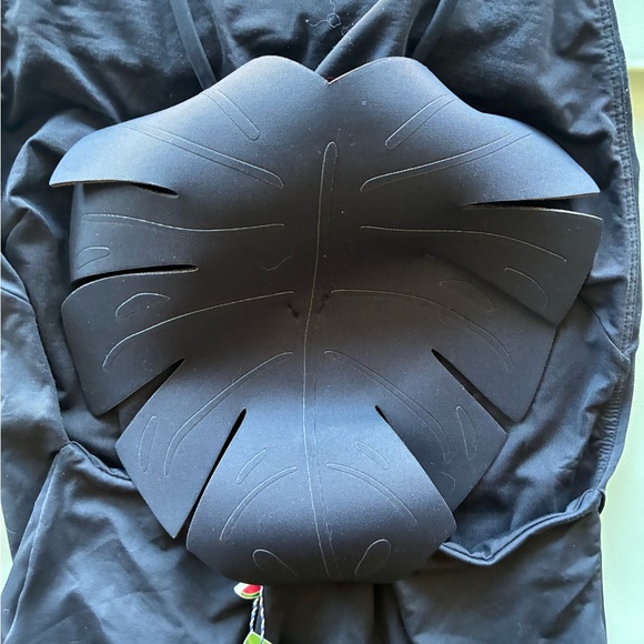 NEW Farm Rio Made In Brazil Black Leaf One-piece High Neck Swimsuit XL - Picture 3 of 11